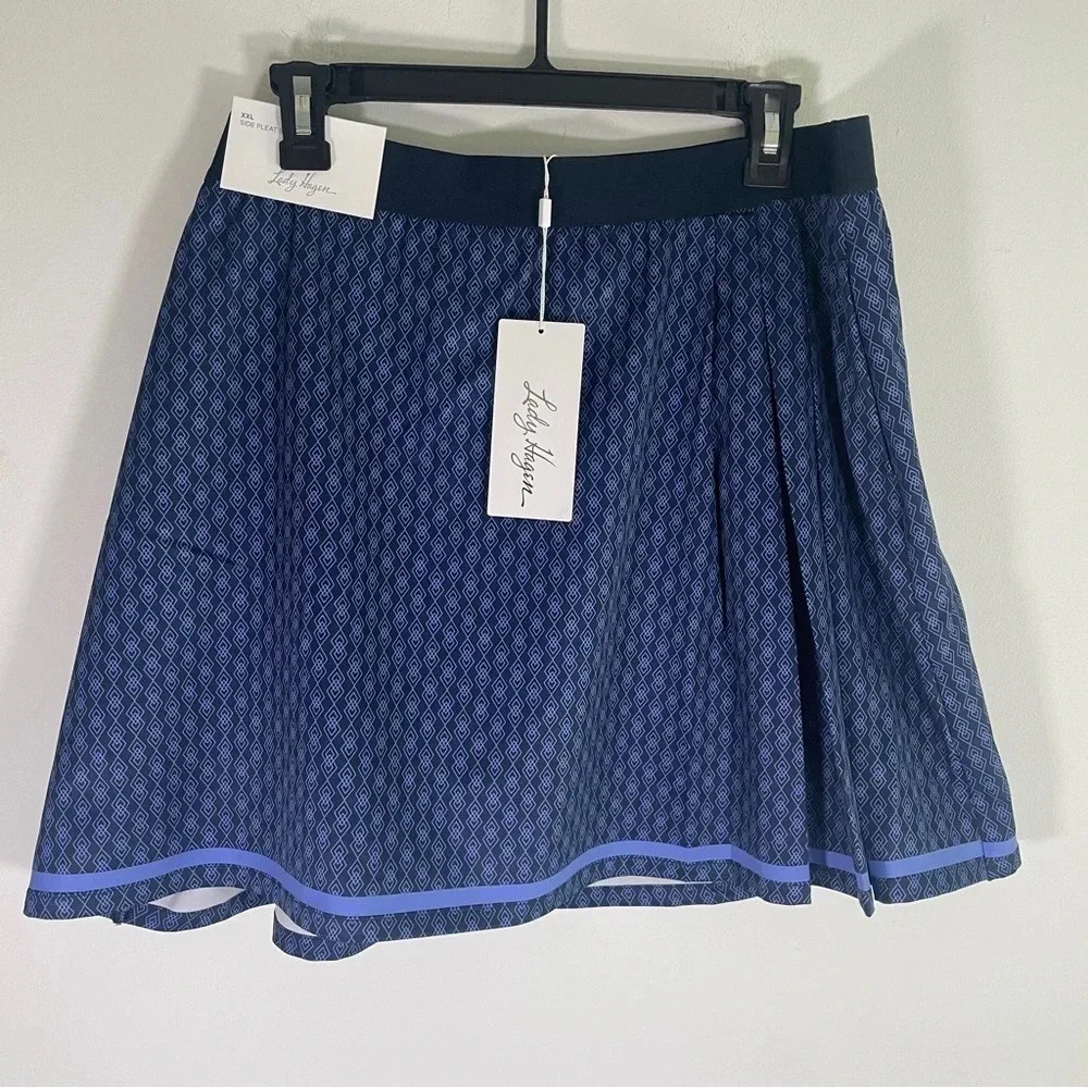 Lady Hagen Women’s Side Pleat Contrast Golf Skort Size XXL NWT - Picture 8 of 11